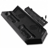 DOBE TP4 - 023B For PS4 Slim Console Vertical Stand with Cooling Fan Console 15