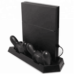DOBE TP4 - 023B For PS4 Slim Console Vertical Stand with Cooling Fan Console 15