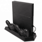 DOBE TP4 - 023B For PS4 Slim Console Vertical Stand with Cooling Fan Console 15