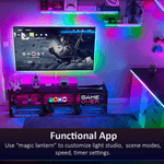 Dream color led strip lights with remote controller waterproof