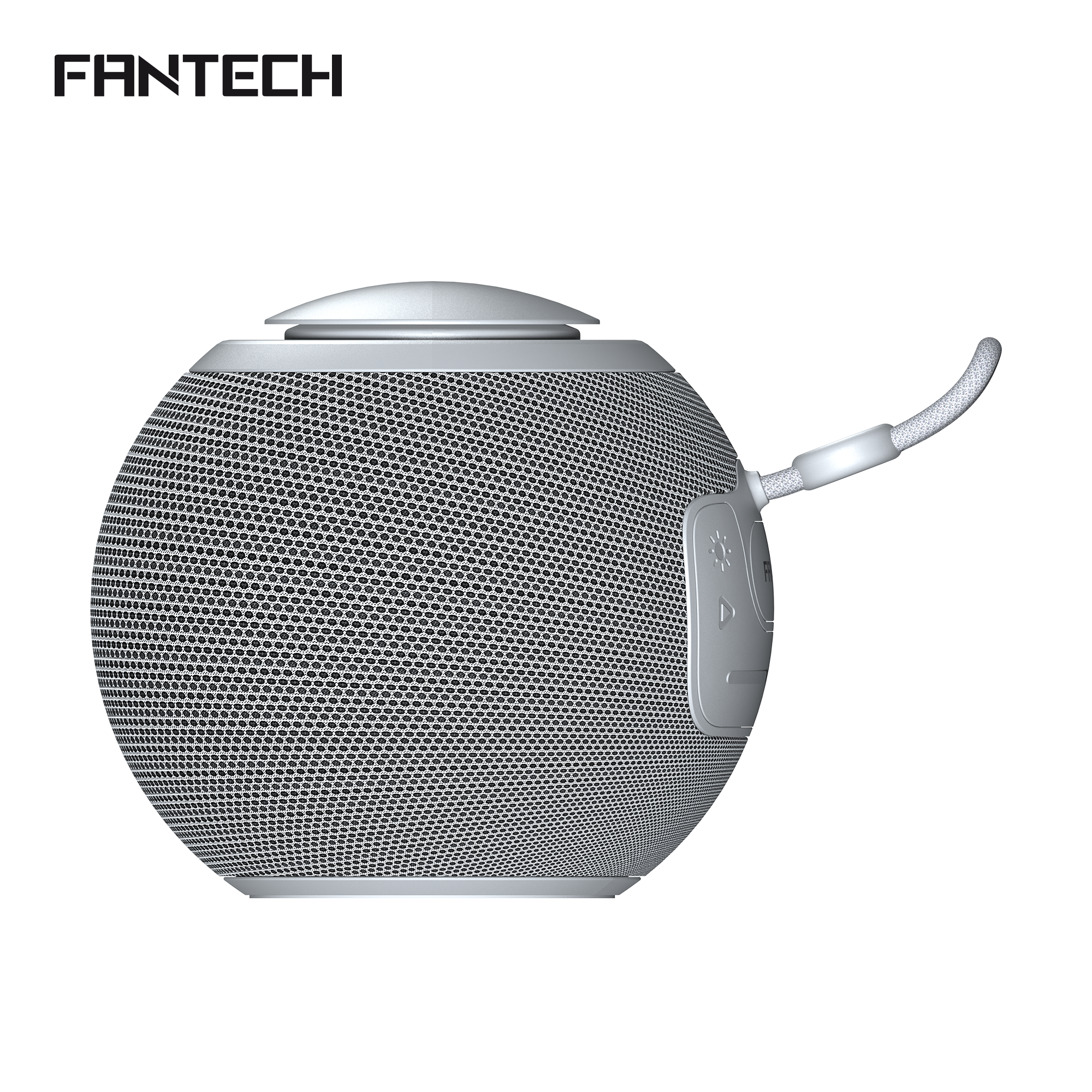 FANTECH BS161 Portable BT Wireless Speaker TWS 4-Way Connectivity TF Card Party Use Hands-Free Call RGB Mini Deep Bass Speakers - Gray - - Fun Touch Shop
