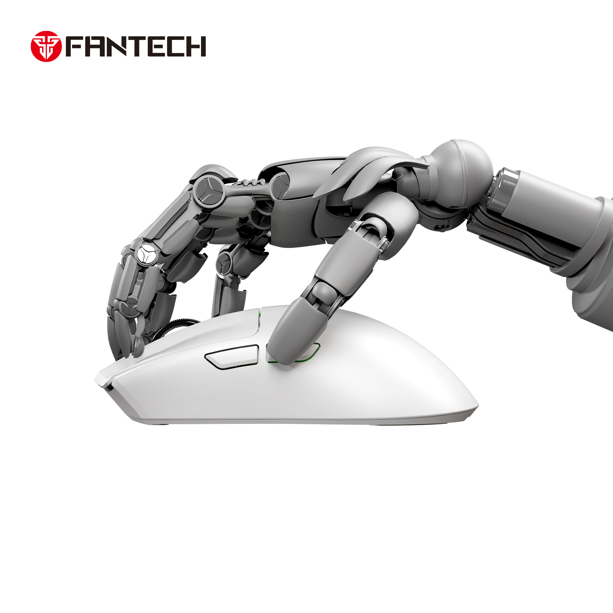 FANTECH TANTOE WG13E Wireless Mouse Three-mode switching and Magnetic Rechargeable Dock PixArt PAW3311 Up to 45 hours Macro Mic - Black - - Fun Touch Shop