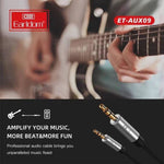Earldom 3 In 1 Type C ET - AUX09 Aux Cable (1000ml Black/Silver) Cables &
