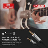 Earldom 3 In 1 Type C ET - AUX09 Aux Cable (1000ml Black/Silver) Cables &