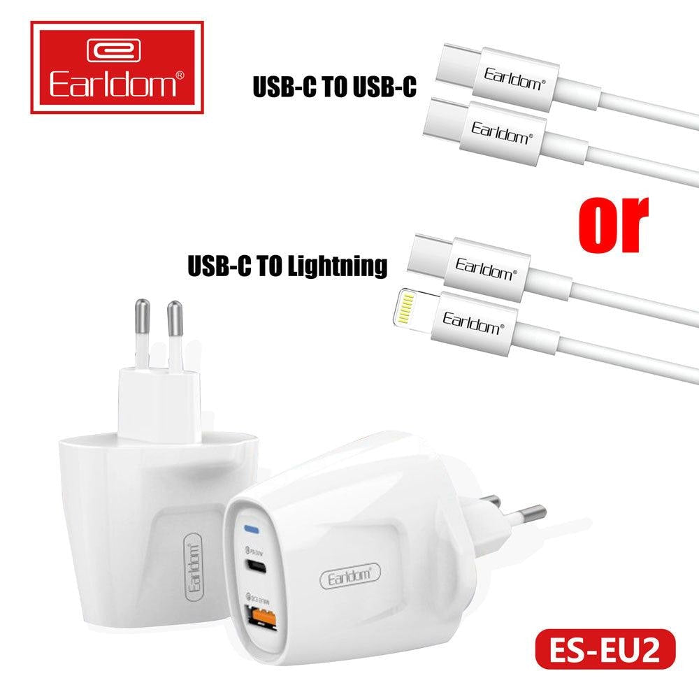 EARLDOM Charger PD Kit 20W Earldom ES - EU2 Cables & Chargers 10 JOD