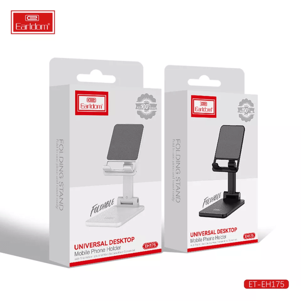 Earldom Desktop Tablet Holder Table Cell Foldable Extend ET - EH175 Cables &