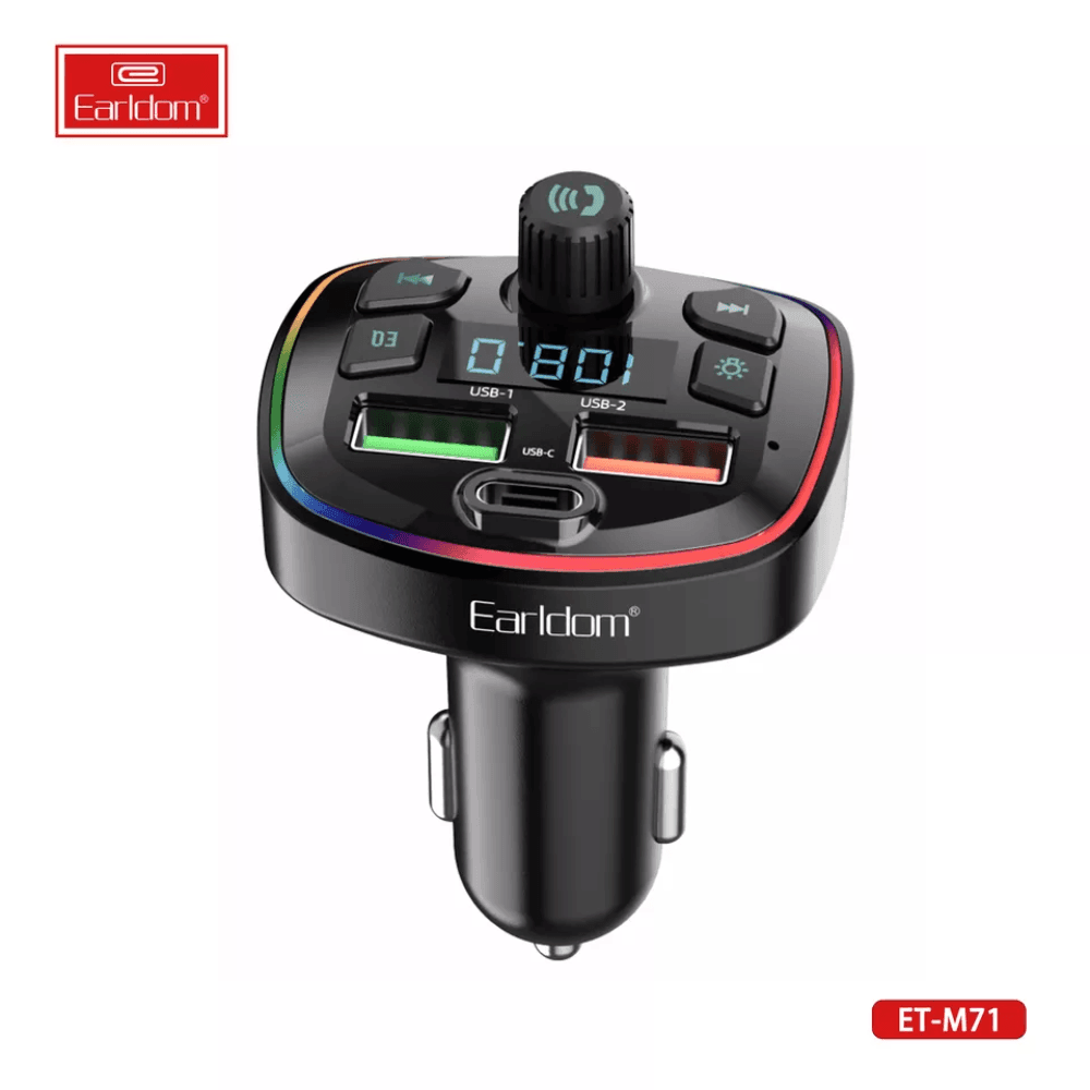 Earldom dual usb 3.0 a car charger mp3 audio player
