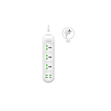 Earldom Earldom ES - SC03 Power Socket 4USB 2500W / 2.1A 200CM - EU Cables &