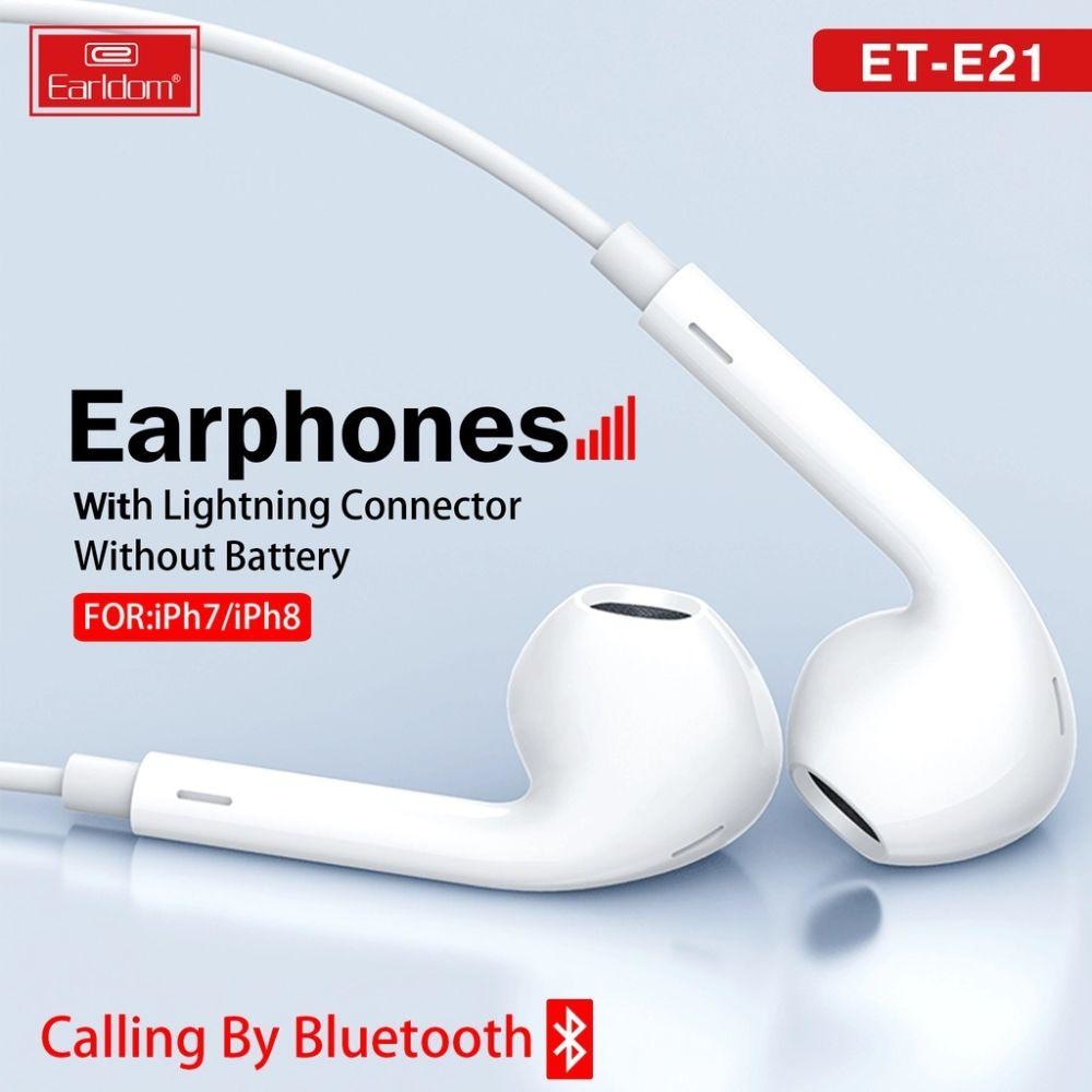Earldom ET E21 iPhone Lightning Earphone Wired Audio