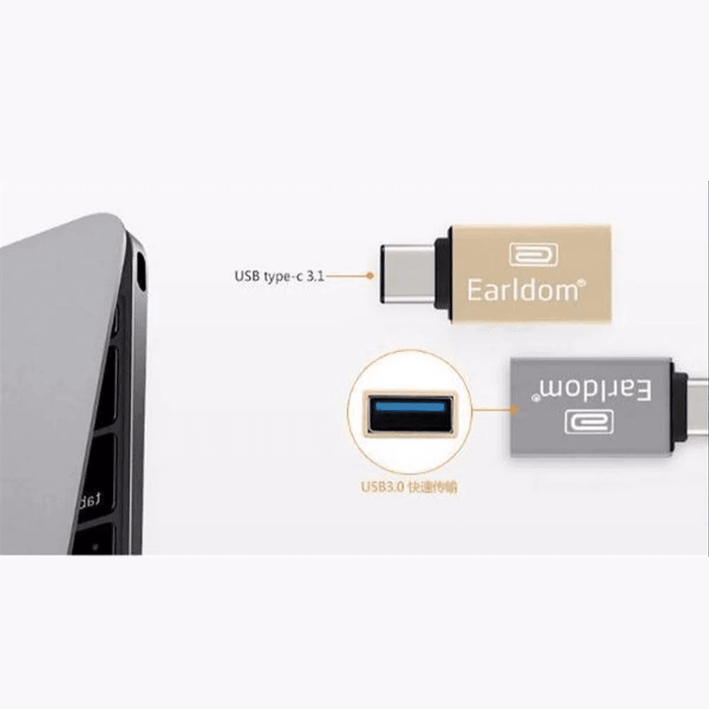Earldom ET - OT06 Type - C Adapter - Gold Cables & Chargers 3 JOD