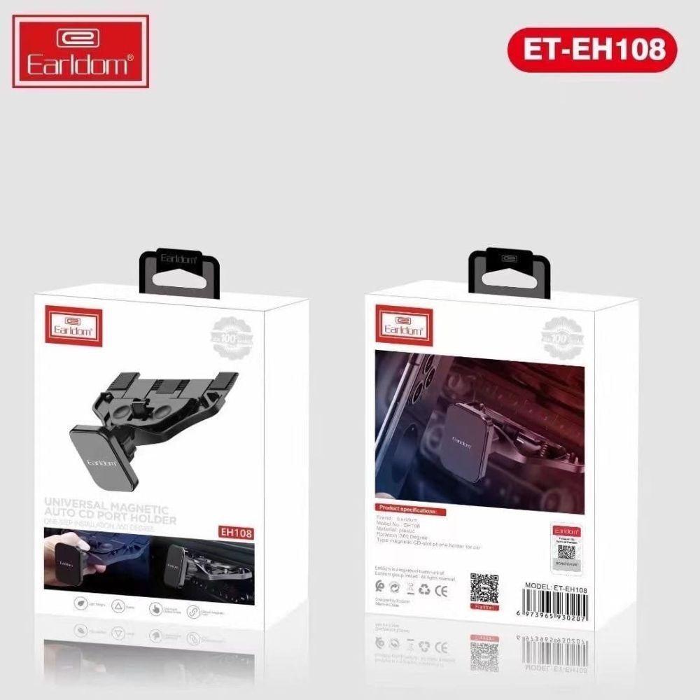 Earldom® universal magnetic auto cd port holder eh108