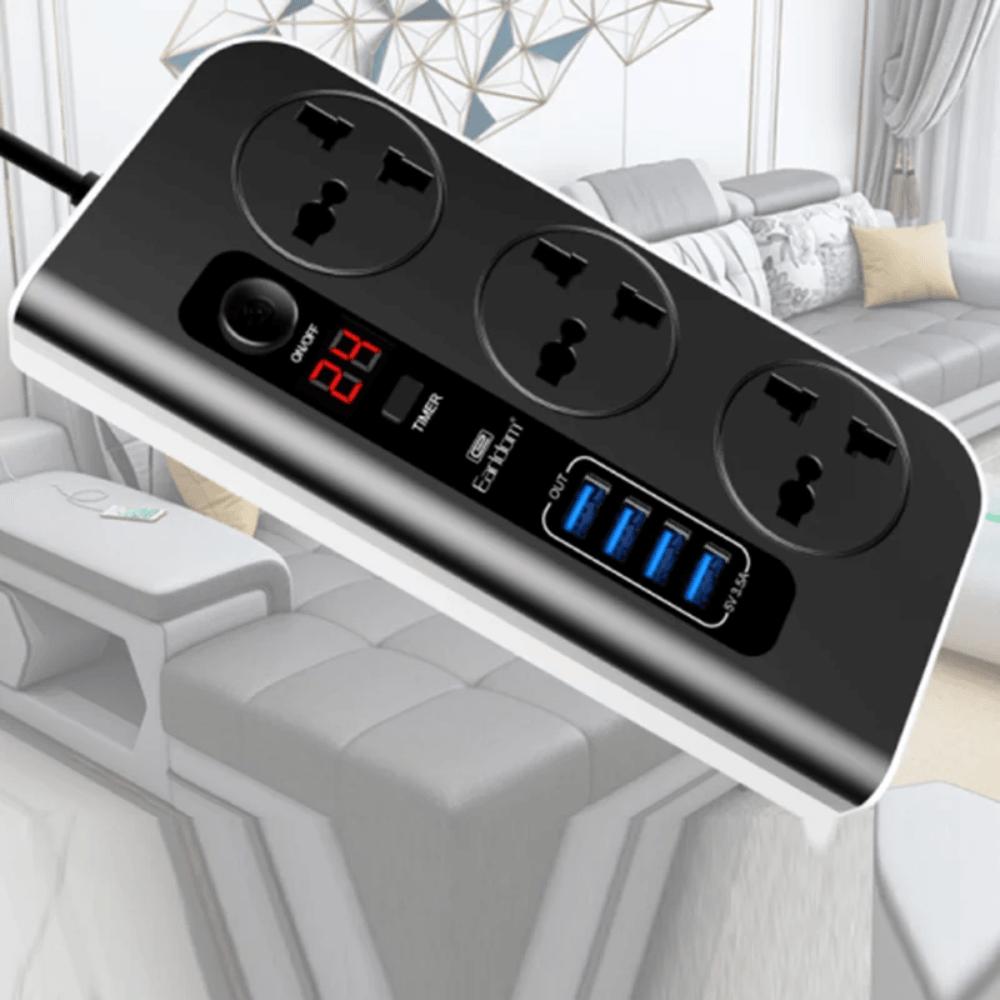 Earldom sc02 digital multifunctional power sockets - Fun Touch