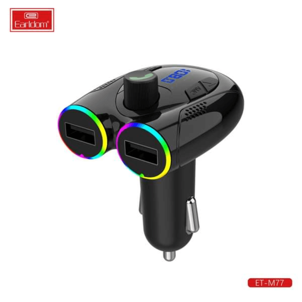 Earldom wireless car kit 2 usb and bluetooth auditory feast et-m77