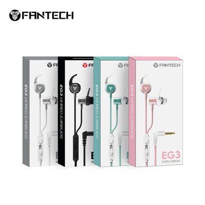 Fantech eg3 wired earbuds space edition - audio | earphone