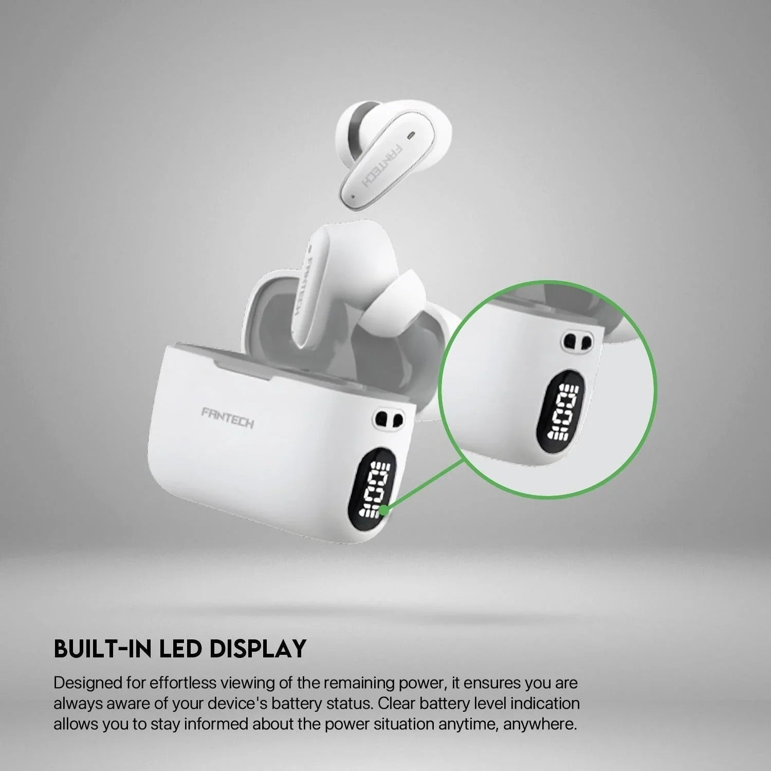 Fantech life wave 13 true wireless tws earphone bluetooth 5.3 earbuds