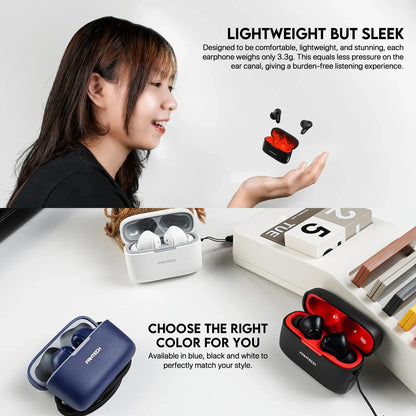 Fantech life wave 13 true wireless tws earphone bluetooth 5.3 earbuds