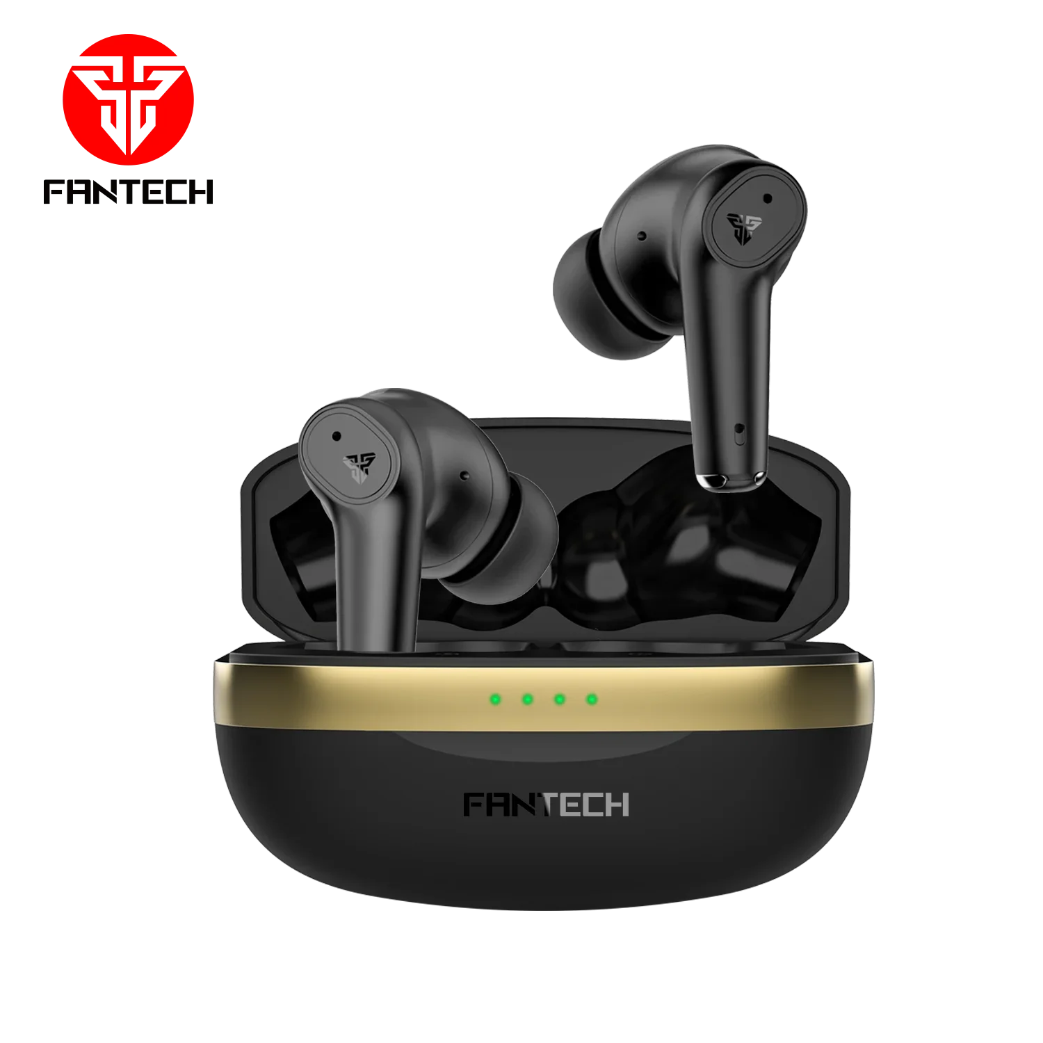 Fantech tws bluetooth wireless groove buds+ tx2 built-in microphone