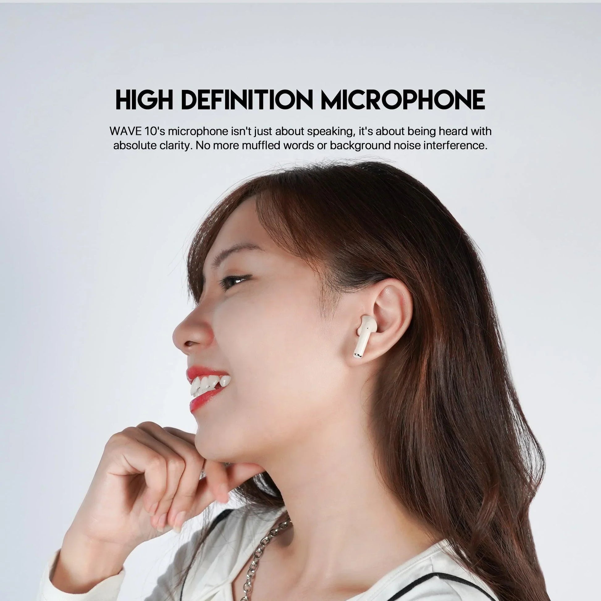 Fantech tws bluetooth wireless wave 10 tw10 built-in microphone