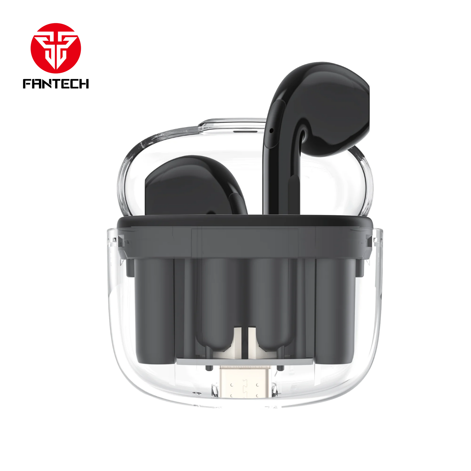 Fantech tws bluetooth wireless wave 10 tw10 built-in microphone