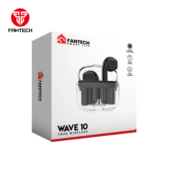 Fantech tws bluetooth wireless wave 10 tw10 built-in microphone