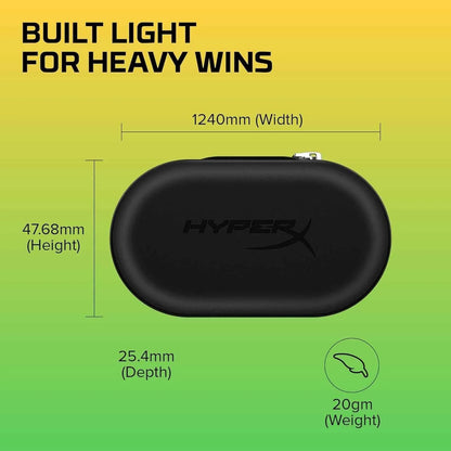 Hyperx cloud earbuds ii – 14mm drivers four eartips hard-shell carrying case, - audio | earphone