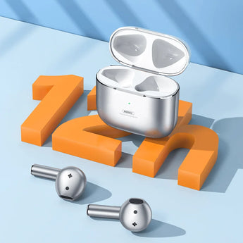 Metal ultrathin metal true wireless earbuds for music & call