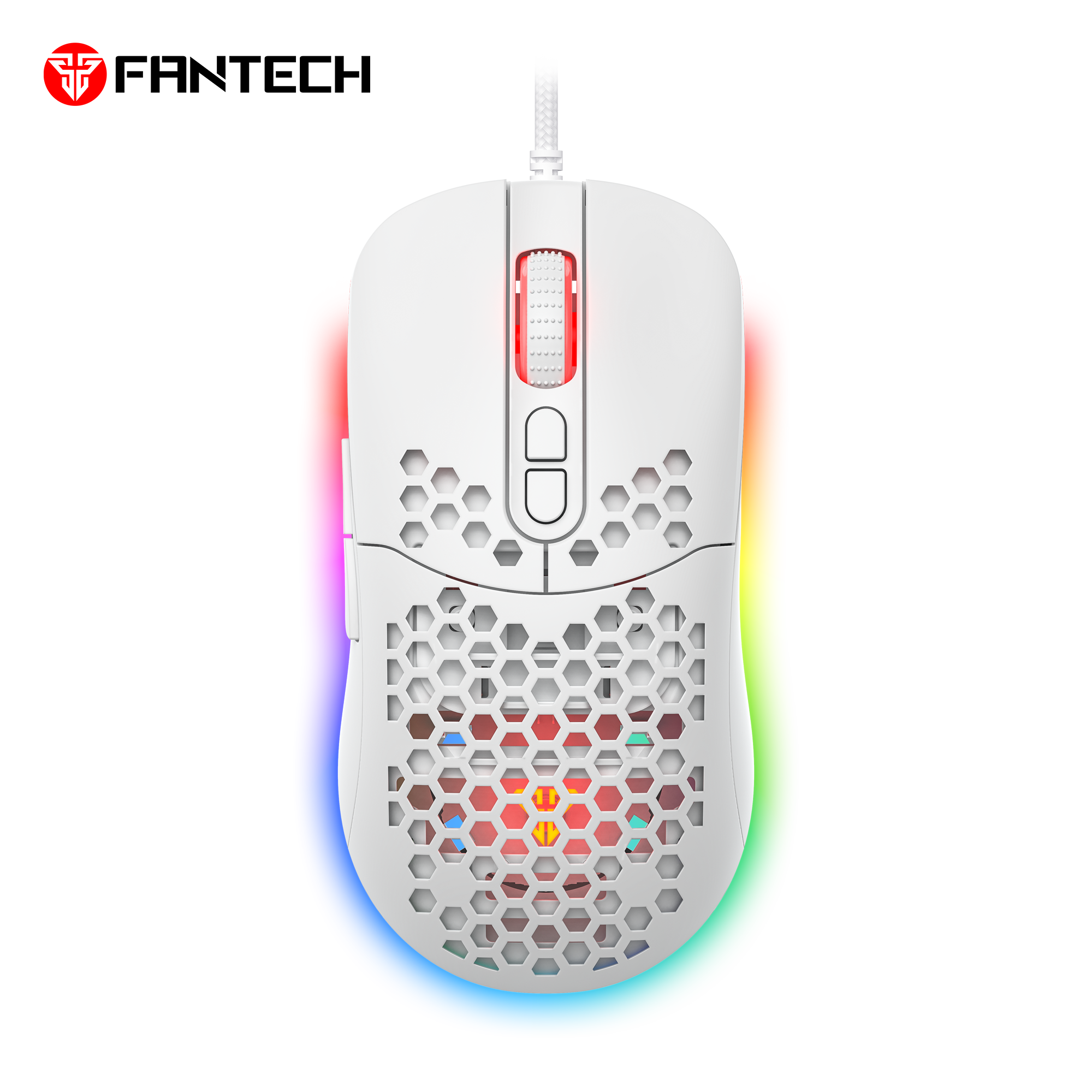 Fantech HERO X18 Gaming Mouse RGB White - - Fun Touch Shop