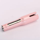 Enzo adjustable temperature charging hair curler automatic rotating crimping