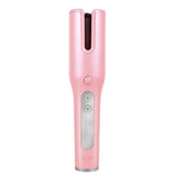 Enzo adjustable temperature charging hair curler automatic rotating crimping