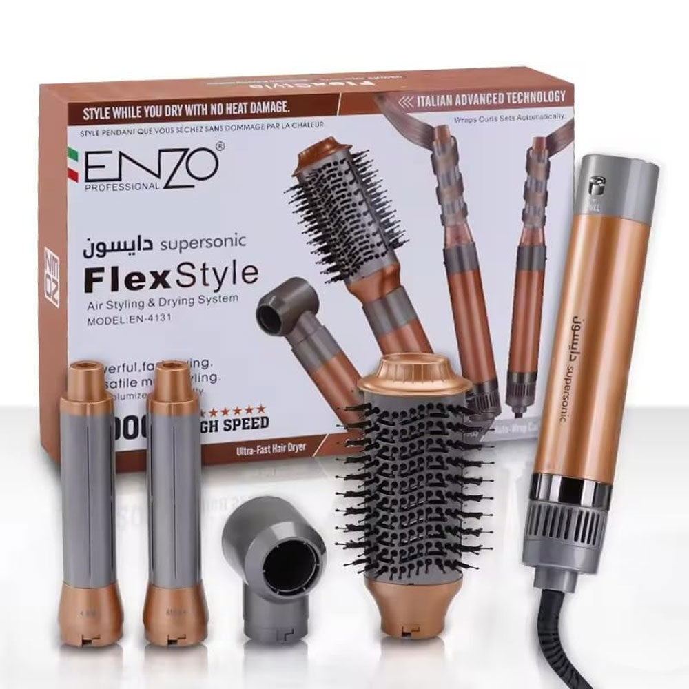 Enzo en-4131 versatile 4-in-1 professional hair styling tool