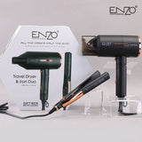 Enzo en-8893 compact and efficient 2-in-1 hair styling set,