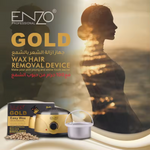 Enzo gold & black wax hair removal device - Fun Touch