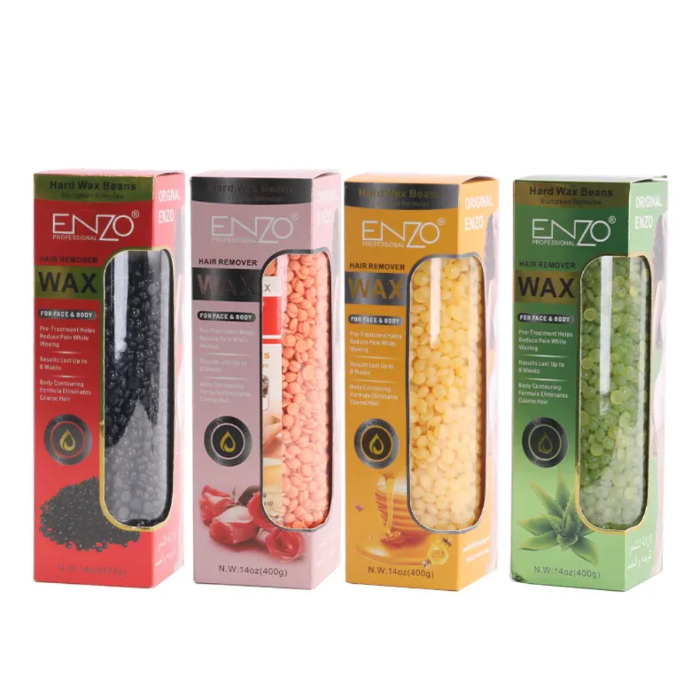 ENZO hair removal painless legs body hot wax brands beauty 400g JOD 8 Skin Care