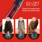 Enzo italy en-503a hot air comb beauty salon professional 3 in 1 straightener