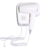 Enzo italy en-6622 hotel wall mounted hair dryer