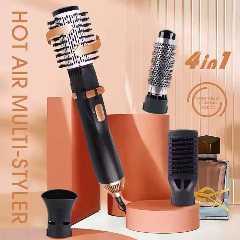 Enzo italy en-746 oem professional 4 in 1 auto rotation hot air styler