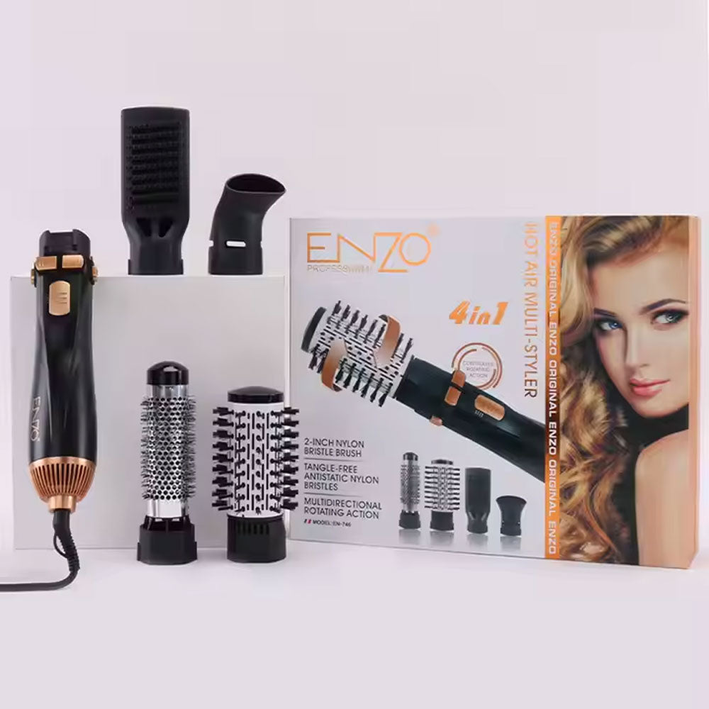 Enzo italy en-746 oem professional 4 in 1 auto rotation hot air styler