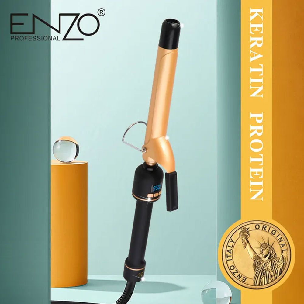 Enzo italy en-9102 professional 25mm big barrel ceramic hair curler