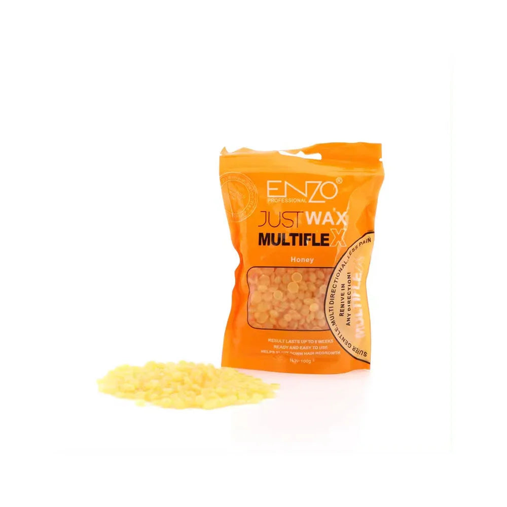 Enzo professional hair removal hard wax beans 100g JOD 4