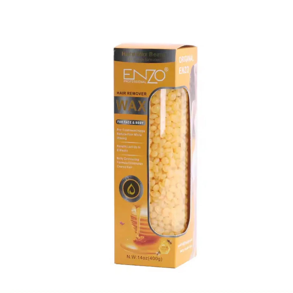Enzo professional hair removal hard wax beans 400g JOD 8