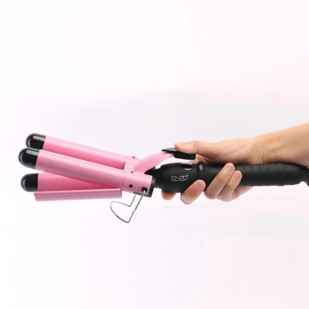 Enzo professional salon wavy hair styler tourmaline hair crimping iron