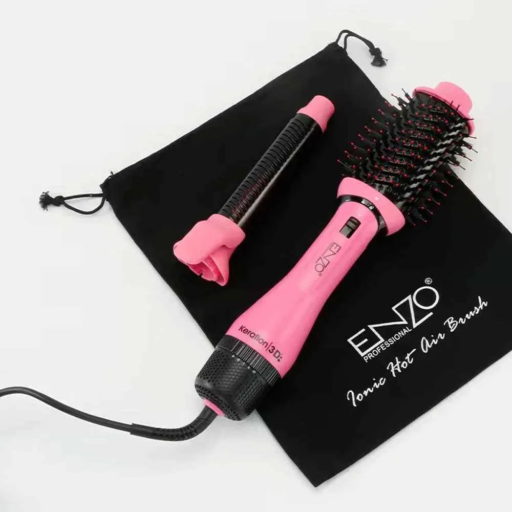 Enzo protect & style ionic hot air brush en-6208