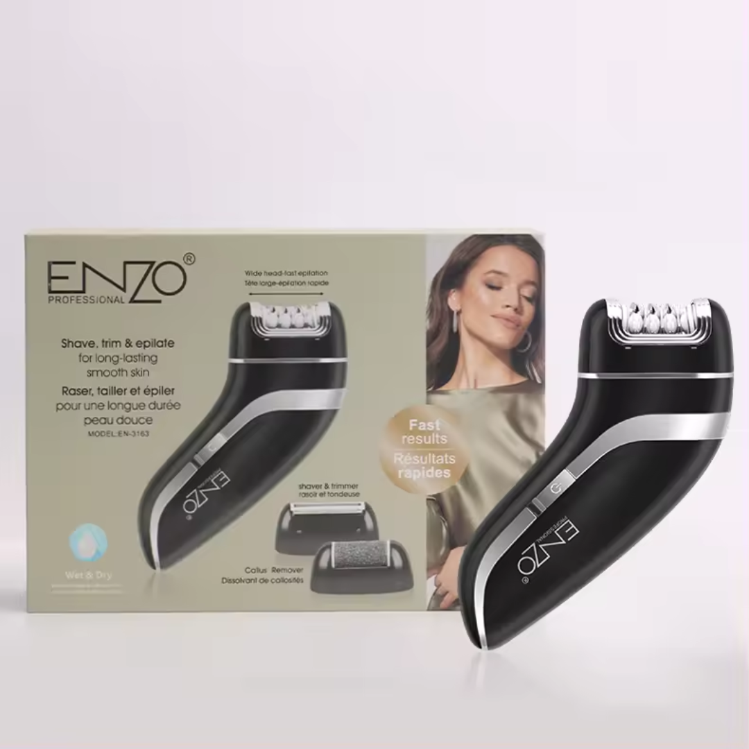 Enzo women hair removal set 3 in 1 epilator kit - Fun Touch