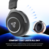 FANTECH Orbita WHG07 2.4G Bluetooth Wireless Gaming Headset 53mm Hi-Fi 7.1 Surround Sound Headphones with Noise Reduction Mic