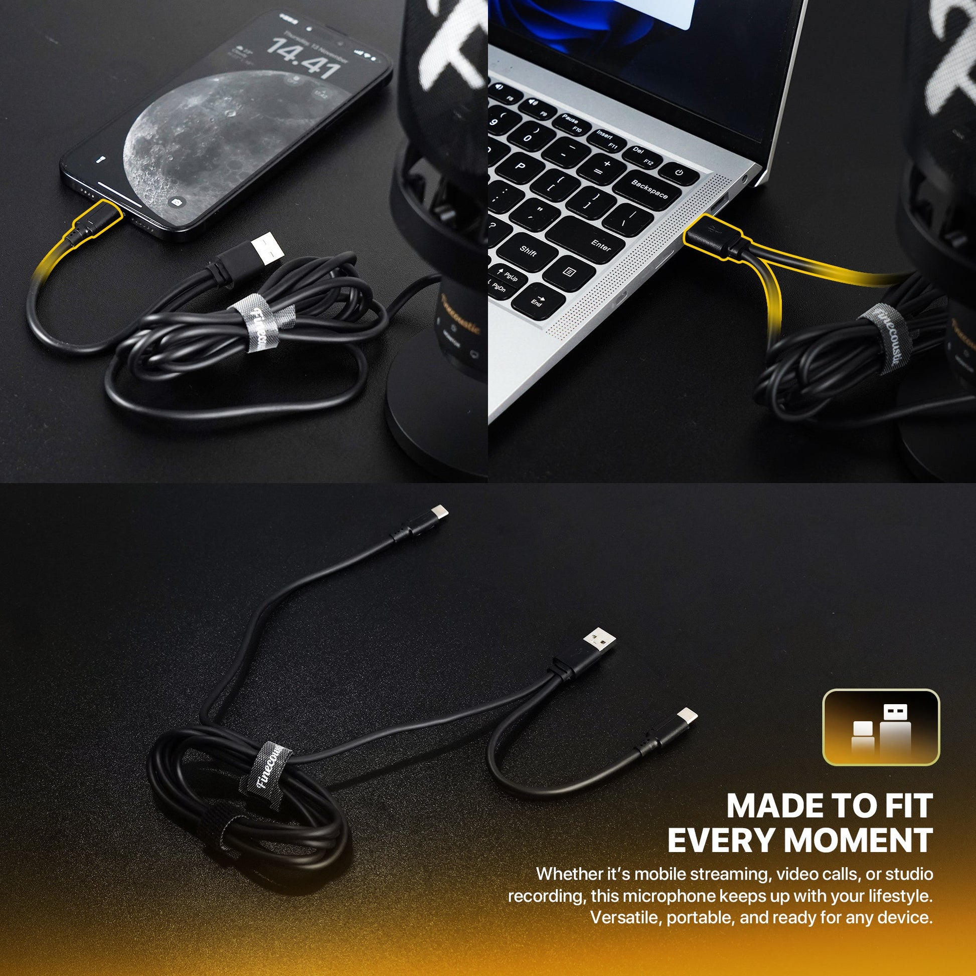 Fantech UFM1 Finecoustic SONARA Condenser Microphone - Fun Touch Jordan