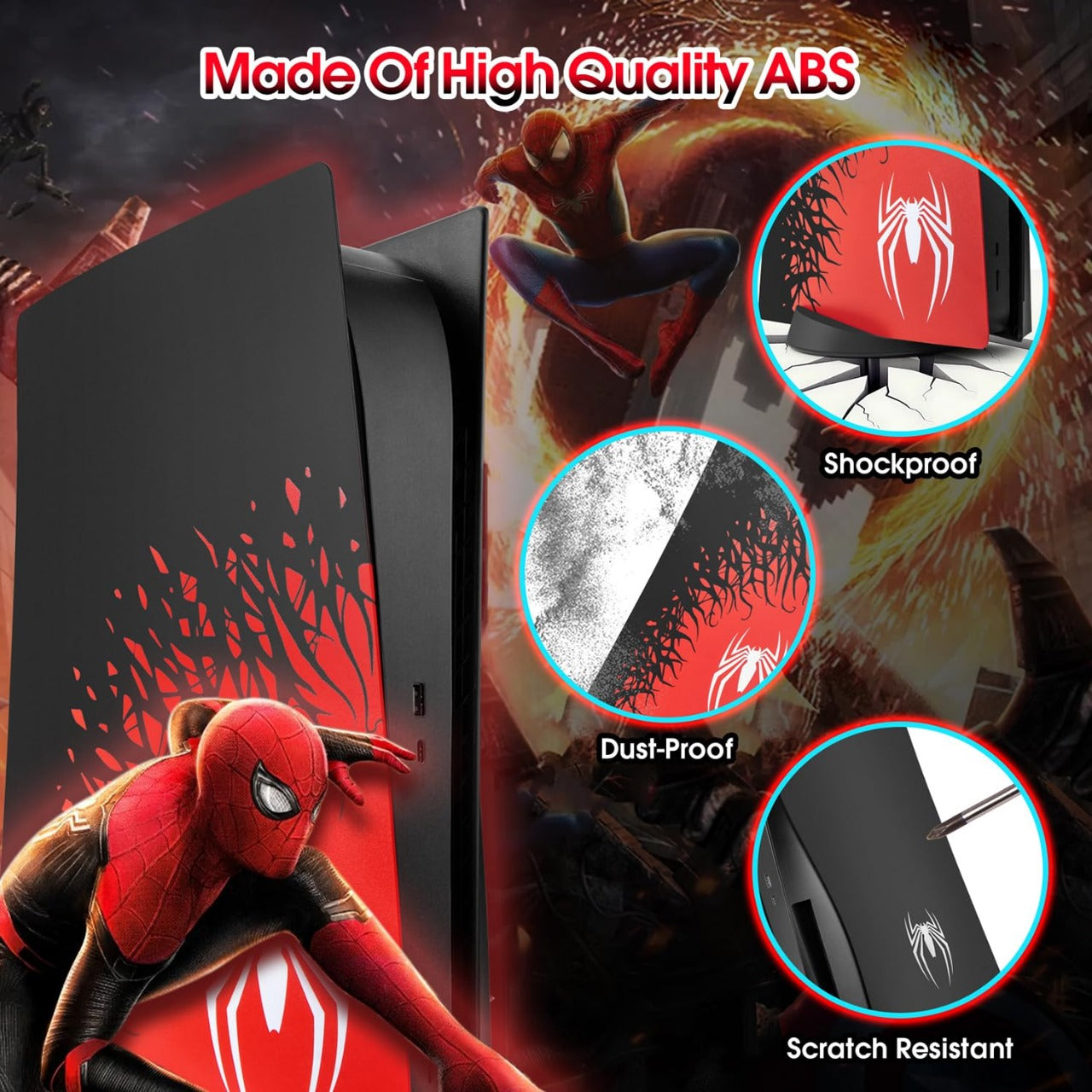 Faceplate for PS5 Disc Edition spiderman PS5 Essentials