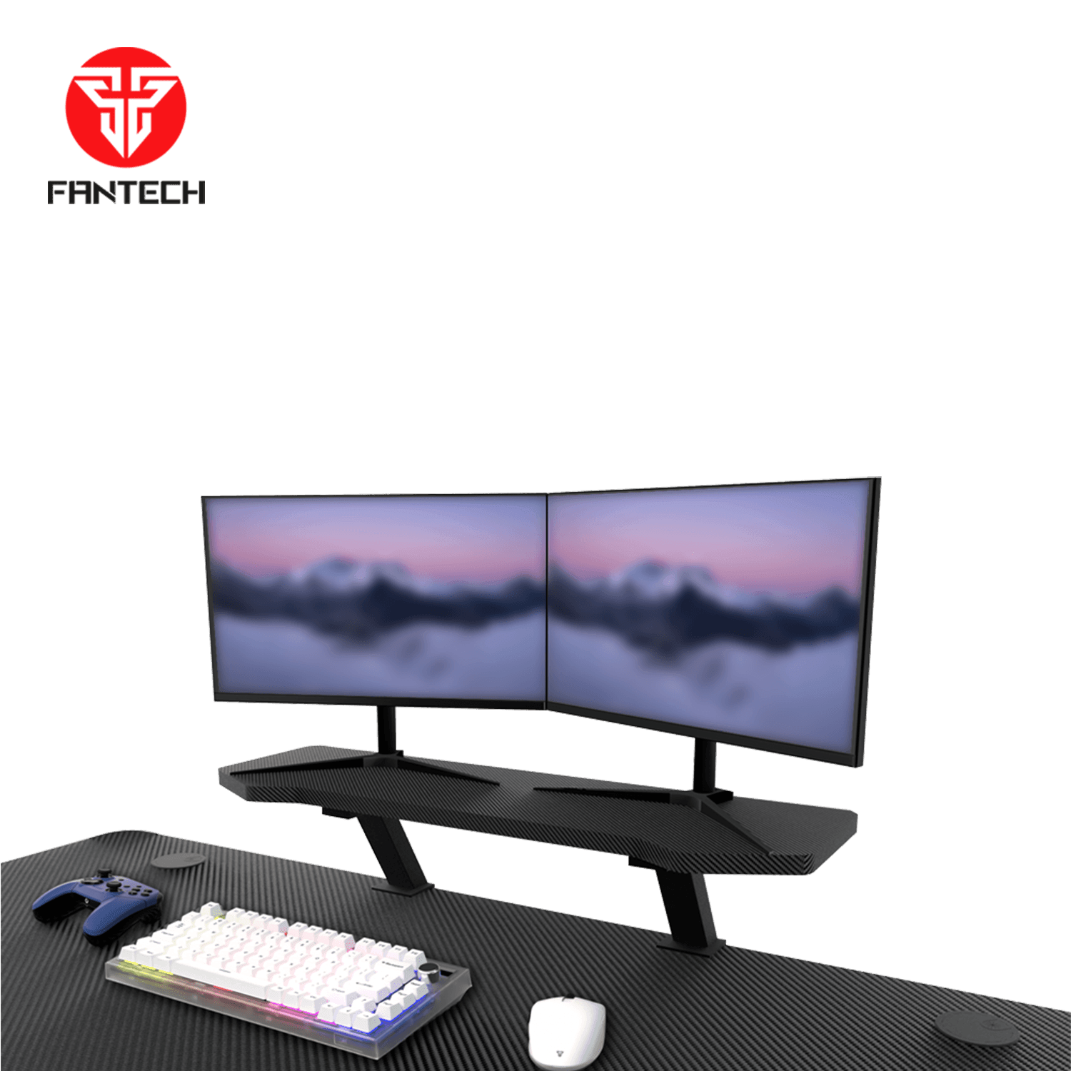 Fantech acgd171 monitor stand premium material and maximized desk space - Fun Touch