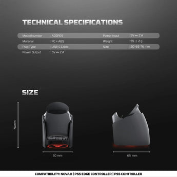 Fantech acgp05 charging dock for wgp15 charging docks