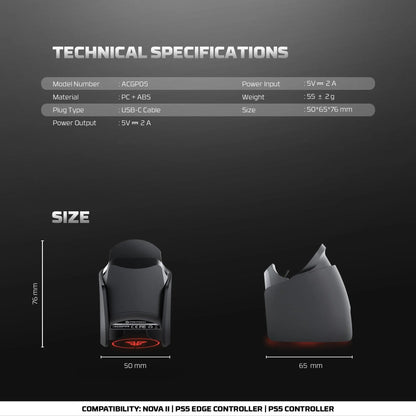 Fantech acgp05 charging dock for wgp15 - console | controller