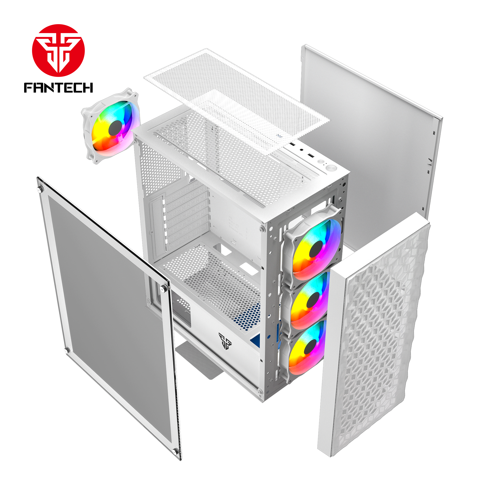 Fantech Aero 2 CG83 Middle Tower Case Tower Case & Monitor